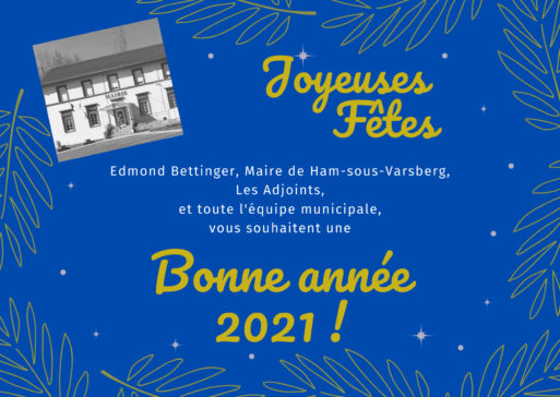 Carte voeux Mairie Ham
