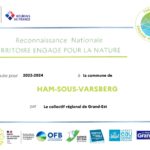 Diplôme de reconnaissance nationale d’engagement pour la nature 🌿🌼